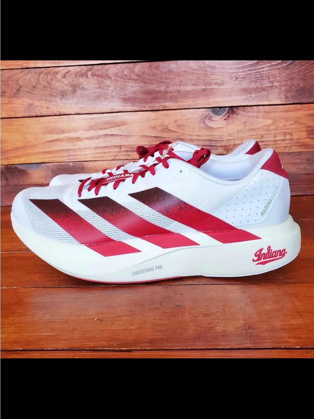 Adidas Indiana Hoosiers Adizero Evo SI Running Shoes Men’s Size 10.5 Sold Out